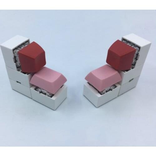 Modular Keyboard RGB Key Button Programmable Macro Hot Swap Mechanical Keyboard Keyboard Switch Button 2 In 1 Button Module