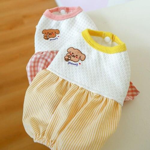 New Dog Jumpsuit Small Dogs Costume Autumn Winter Puppy Pants Yorkshire Pomeranian Maltese Overalls Bichon Poodle Corgi Clothing