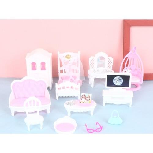 New Arrival 1:12 Dollhouse Miniature Furniture Set Model Toy Kid Room Play Toy Doll House Decor