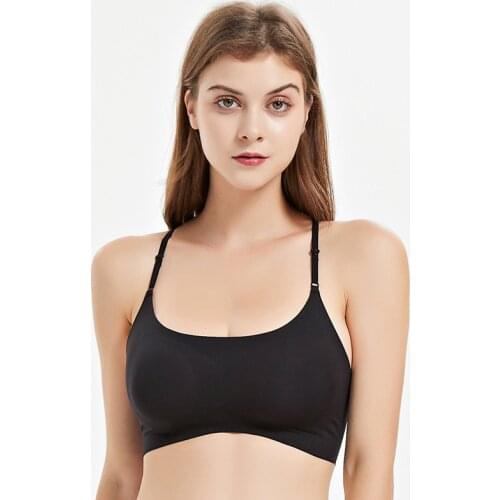 New Lace Flower Beautiful Back Silk Bra Seamless Underwear Womens Summer Mulberry Silk Without Rims Small Chest Thin Bra