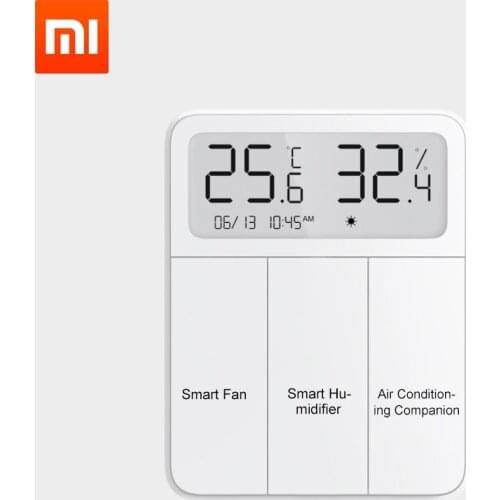 Xiaomi Mijia Smart Home Switch Temperature & Humidity Single Control Three Open VER Energy-saving Electric Lamp Switch Display