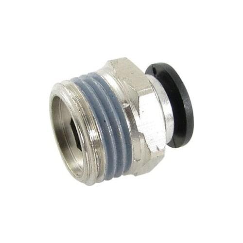 10mm x 21mm Thread Pneumatic Tube Push in Connect Quick Fittings