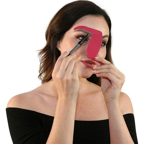 Professional Natural Fit Eye Contourer Makeup Stencil Models Eyeliner Aid Card Durable Template Shaping Tools For All Face Types