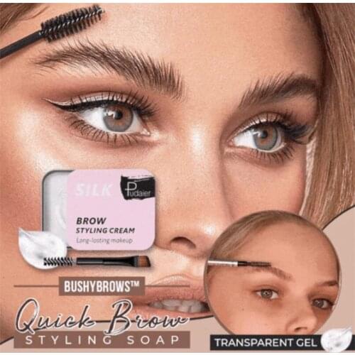 BUSHY BROWS Quick Brow Styling Soap Brows Soap Kit Feathery Brows Make Up Eyebrows Pomade Gel Eyebrow Setting Gel Pomade