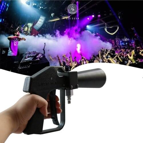 Free Shipping Stage Effect Machine Mini CO2 DJ Gun With 3Meter Hose DJ For Disco Party Wedding Football Club Hand Held