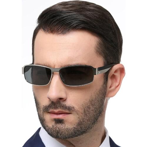 High Quality Luxury Design Polarized Sunglasses Men Sunglasses Vintage Retro Style Outdoor Driving Anti UV400 Vintage 2019 New