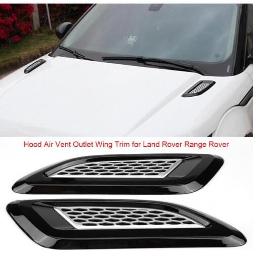 Interior Mouldings Exterior Hood Air Vent Outlet Wing Trim for Land Rover Range Rover Evoque 2012-2018 oto aksesuar