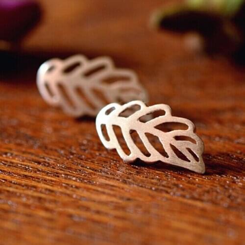 New Year Spring Party Gift Jewellery Silver Color Stud Earring For Wedding Jewelry Luxury Women Cute Lady Girl Earring