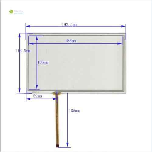 ZhiYuSun HST-TPA8.0CS this is compatible Touch Screen 8 inch glass for industry applications for GPS Car