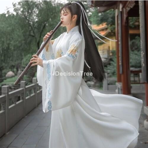 2021 woman stage dance hanfu robe chinese traditional costumes hanfu robe adult tang suit performance hanfu robe princess suit