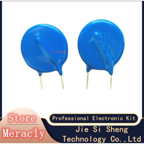 4pcs/lot S20K275 VARISTOR 430V 12KA DISC 20MM B72220P3271K101