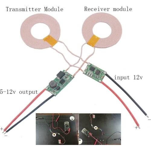 5V 2A Large Current Wireless Charger Module Wireless Power Supply Module Transmitter Receiver Charging Coil Module