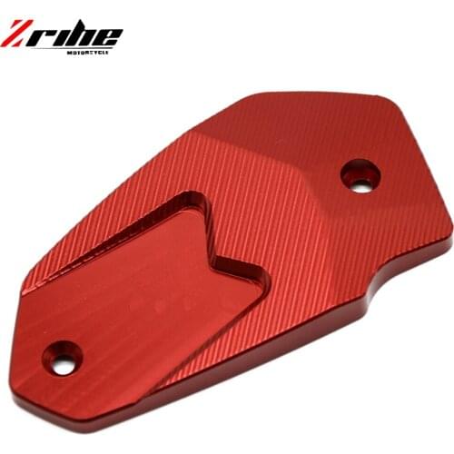 Motorcycle Accessories Brake Fluid Tank Cap Cover Brake Fluid Reservoir For Kawasaki Z900 2017 2018 CNC aluminum Reservoir Cap