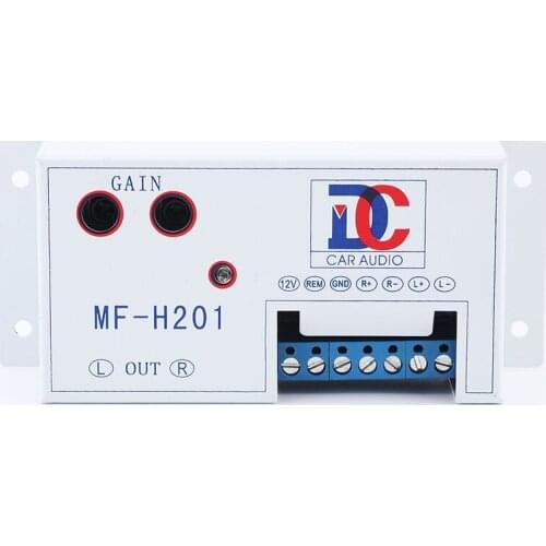 Car Audio High Frequency To Low Frequency Compatible Automobile Audio High To Low with REM Power Amplifier Control Line Output
