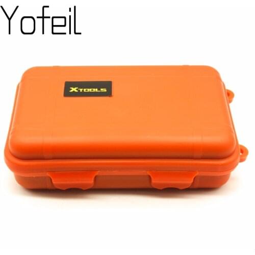 Portable Waterproof Shockproof Outdoor Airtight Sponge Storage Case Survival Tool Container Anti Pressure Carry Box S size