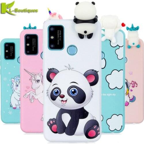 Honor 9A Case For Huawei Honor 9A Case 3D Unicorn Panda Silicone Cover on for Coque Huawei Honor 9A 9 A MOA-LX9N Phone Case Etui