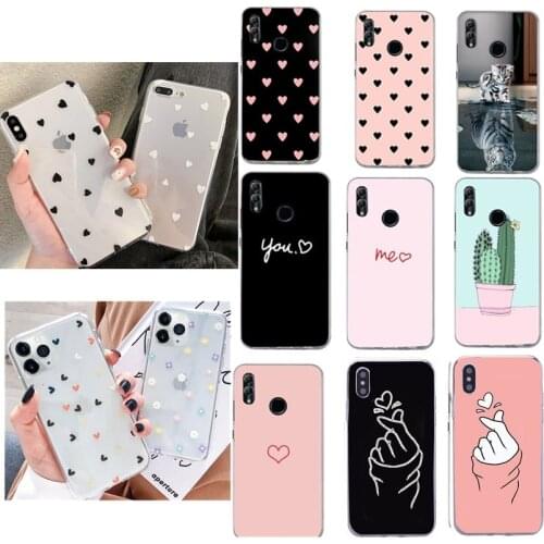 Capas Funda For Huawei P20 Lite Case Silicon Case For Huawei Honor 9 Lite Y5 Y6 Prime 2018 P Smart Mate 10 Lite P20 Pro Cover