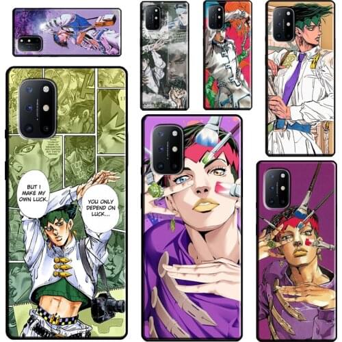 Rohan Kishibe jojos anime For OnePlus 9 Pro 8 Pro Nord 8T 9R Case Cover For Realme 8 Pro 6 7 Q3 Pro GT C21 C11 C3