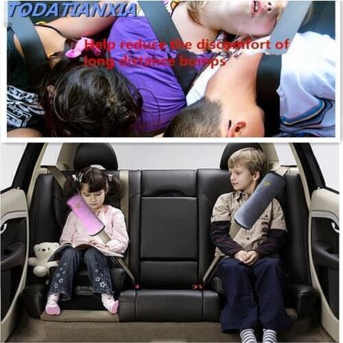 Baby Pillow Kid Car Pillows Auto Safety Seat Belt FOR vw polo prado 150 kia sportage 2019 ford fusion toyota corolla e150