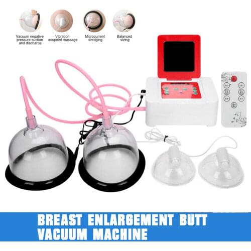 Electric Breast Enlargement Enhace Butt Vacuum Machine Buttocks Lifter Pump Cupping Massage Therapy Machine Body Shaping