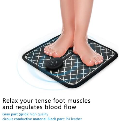 Electric Foot Massager Pad Muscle Stimulator Leg Reshaping Massage Mat Improve Blood Circulation Relieve Ache Pain Health Care