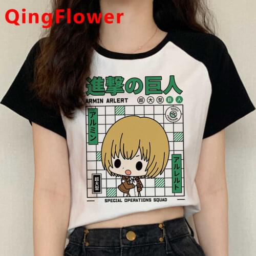 Attack on Titan Shingeki No Kyojin Levi clothes tshirt women kawaii couple vintage streetwear japanese t-shirt tshirt
