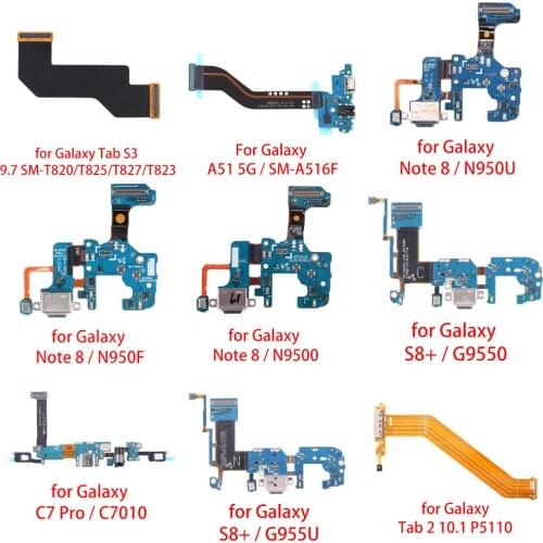 Charging Port Connector Flex Cable for Samsung Galaxy Tab S3 9.7 SM-T820/T825/T827/T823/A51 5G/SM-A516F/Note 8/N950U/Note 8/C7 P