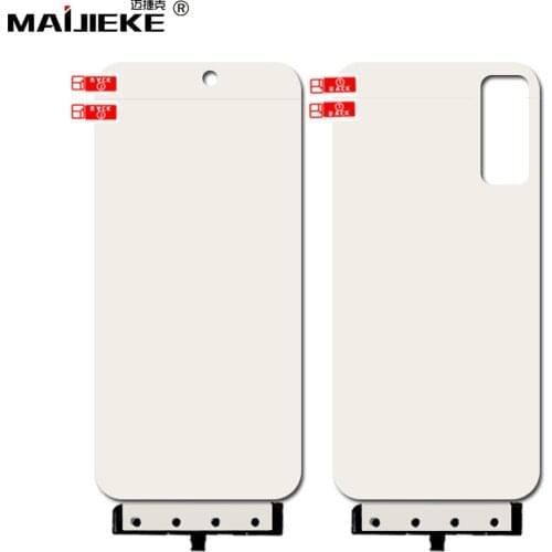 1 Set Front+Back Full Cover Hydrogel Film Film For VIVO X60 Nano Screen Protector Protective TPU FIlm Not Glass