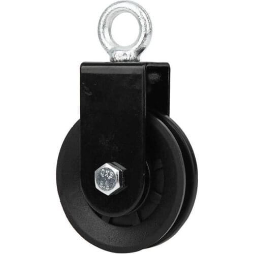 Gym Support Pulley Stainless Steel Bearing Lifting Pulley Bracket Pulley Mute Hanging Wheel Single Wheel Swivel Lifting Pulley
