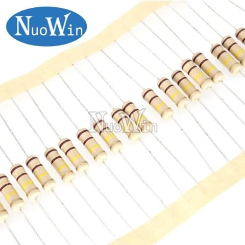 300pcs Resistor Kit 1W 5% 30values X 10pcs 1K-820K ohm 1W Carbon Film kit