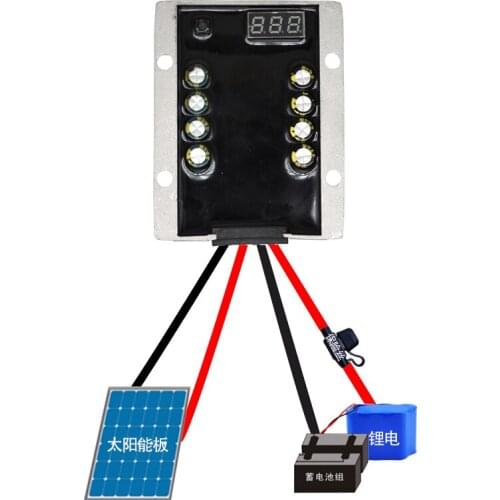 Mppt Controller Solar Boost Electric Vehicle Waterproof And Dustproof Photovoltaic Panel Energy-Saving Power Generation