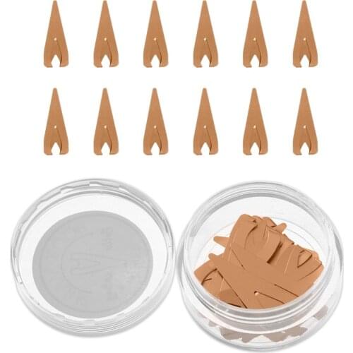 12Pcs/Box 2.5*1cm Mini Metal Hollow out Positioning Bookmark Pagination Book Holder For Students Creativity Literary Book Clip