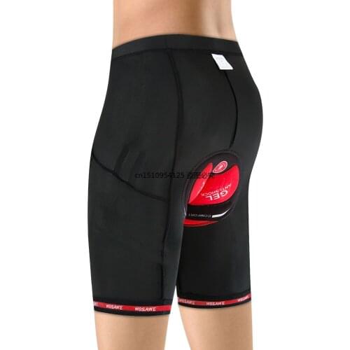Men MTB Cycling Shorts with Breathable 5D Gel Padded Soft Reflective Quick Dry Bike Mountain Downhill Short Pants