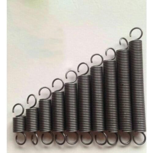 Wire Diameter 2.5mm Outside Diameter 14mm Length 40mm-100mm Steel Metric Tension Extension Spring Hook Spring helical
