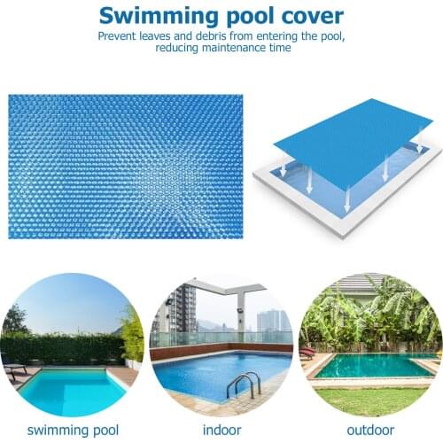 Solar Pool Cover Dustproof Swimming Water Party Pool Heat Insulation Insulation Film For Indoor Outdoor Swimming Pool Accessorie
