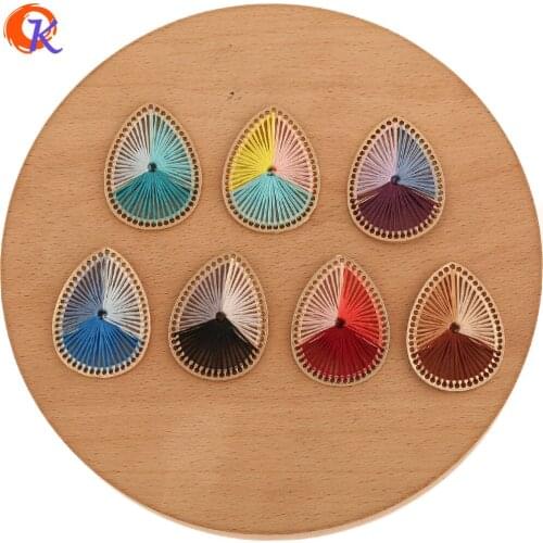 Cordial Design 30Pcs 27*36MM Jewelry Accessories/Hand Made/Wire Charms/Drop Shape/Jewelry Making/Earring Findings/DIY Pendant