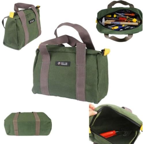Electrician Tool Bag Green Canvas Material Multi-function Tool Box Storage Bag 12 Inch / 14 Inch / 16 Inch / 18 Inch / 20 Inch