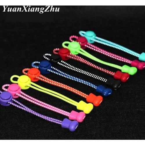 Reflective Elastic Shoelaces Stretching Lock Shoe Laces Brand No Tie Shoelace Outdoor Sneaker Lace Shoe accessories lacets T2