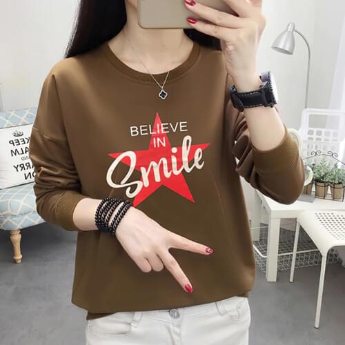 Plus Size Sweatshirt Women Letter Print Winter Clothes 2019 Casual Loose Pullover Woman Hoodies Womens Clothing Sudadera Mujer