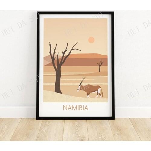 Namibia Travel Poster Print | Wall Art | Travel Poster | Artwork | Art Print Gift Idea