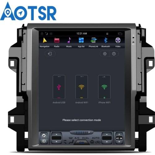 Vertical screen IPS PX6 4+64GB Android 8.1 Car DVD player For toyota fortuner 2016+ radio Multimedia stereo unit buit-in Carplay