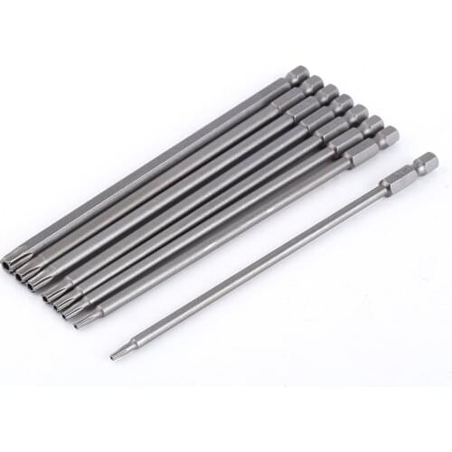 150mm 8pcs Star screw driver Screwdriver Bit S2 Steel Star Head Screwdriver Set Bits Hand Tools Magnetic Screw Driver Set