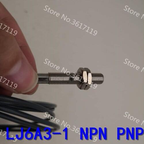 5pcs/lot Proximity sensor m6 LJ6A3-1-Z/BX NPN NO Proximity switch LJ6A3-1-Z/AX NPN NC LJ6A3-1-Z/BY PNP NO LJ6A3-1-Z/AY PNP NC