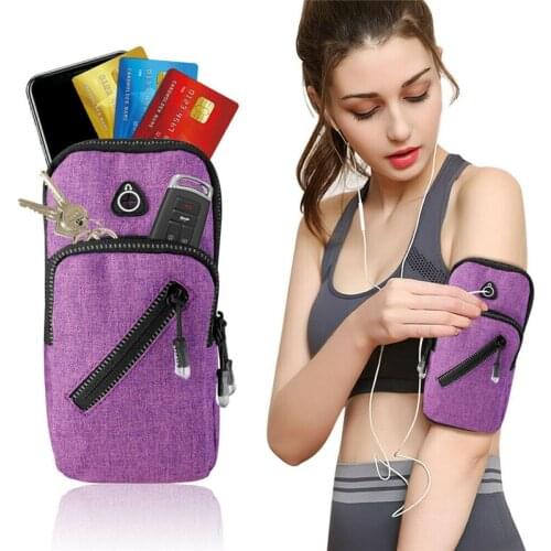 7.2 Inch Universal Mobile Phone Case Holder Armband Waterproof Sports Gym Running Jogging Arm Band Bag For Cellphone Cover