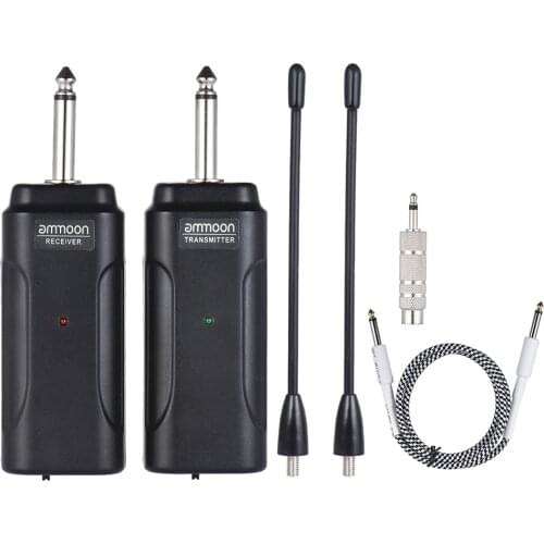 Ammoon Portable Wireless Audio Transmitter Receiver System Electric Guitar Guitarra Accessories&Part