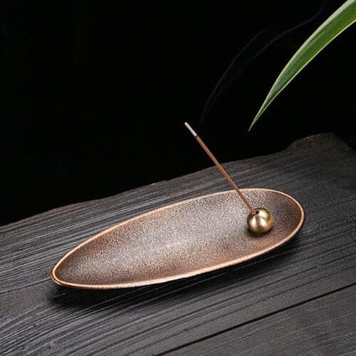 Incense Burner Stick Holder Incense Sticks Plates Healing Incense Burners Copper Censer Rack Table Supplies Adjust The Mood