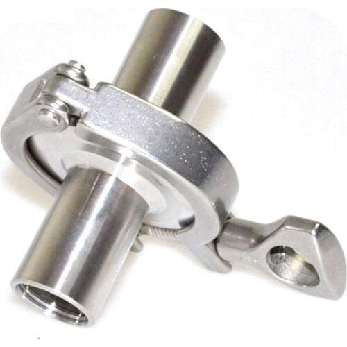 DN50 Sanitary Female Threaded Ferrule Pipe Fittings+Tri Clamp+PTFE SS304 ss316