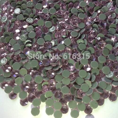 Hot-fix rhinestones of ss20 lt amethyst color 5mm size with 1440 pcs per pack wholesale price 6A dmc stones level