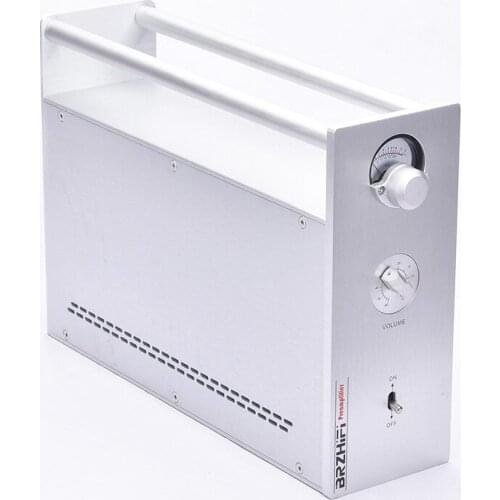 DIY BOX 102X250X352mm 300B Split Swiss Style Luxury with Table Head Pumpkin Split Chassis All-aluminum Luxury Amplifier Chassis