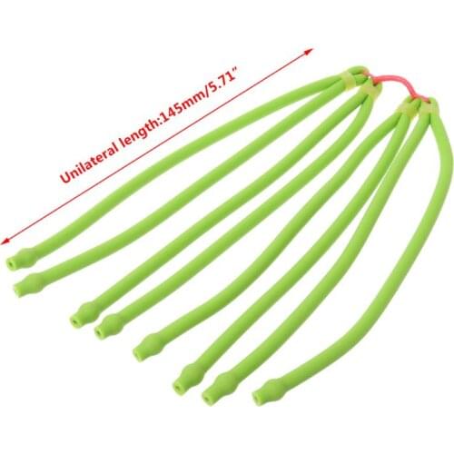 Slingshot Band Fishing Bands Shooting Fish Hunting Group Round Bands Latex Tube Outdoor Replacement Elastic Powerful Catapult To
